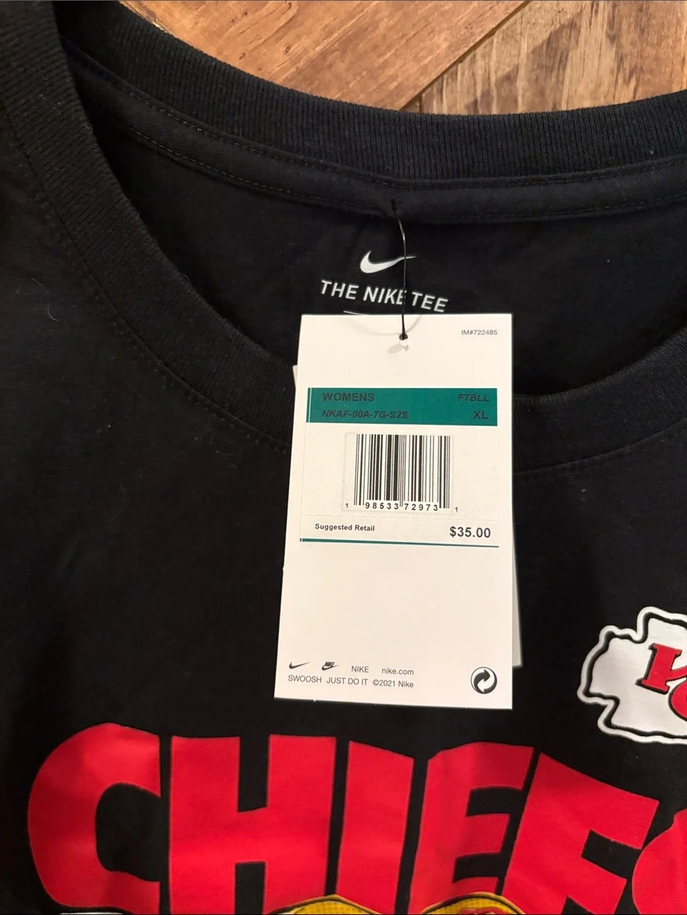 Nike Black Kansas City Chiefs T-Shirt